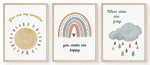 Boho Nursery Wall Art