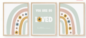 You Are so Loved Nursery Wall Art