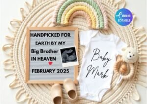 pregnancy announcement with dog