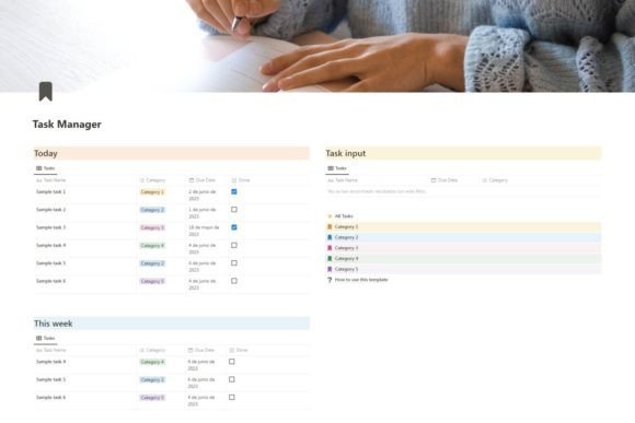 notion to do list