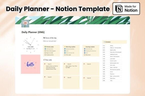 notion planner template