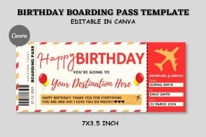 template for birthday