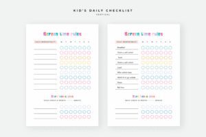 Kids Daily Routine Checklist