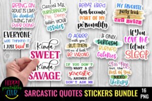 quotes stickers