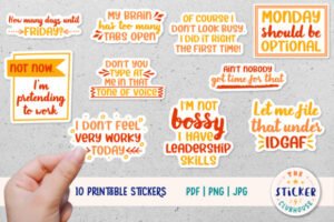 quotes stickers