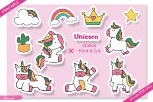 stickers unicorn