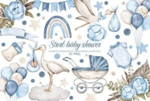 Baby Shower Clipart
