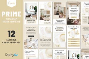 template social media