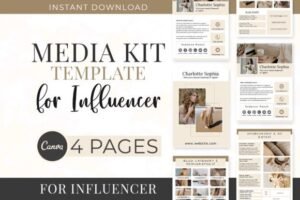 template social media