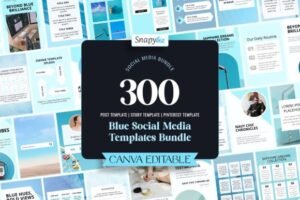 template social media