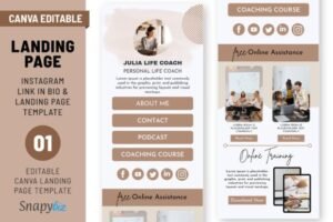 template social media