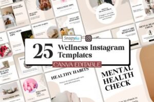 template social media