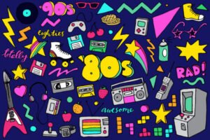 stickers 80s