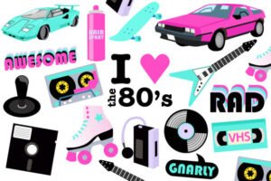 stickers 80s