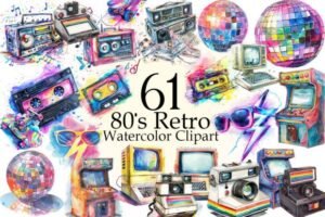 stickers 80s