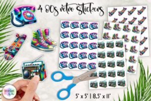 stickers 80s