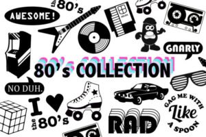 stickers 80s