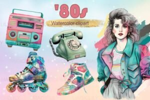 stickers 80s