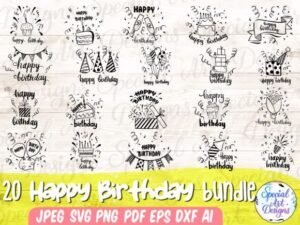 stickers happy birthday