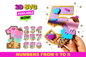 stickers numbers