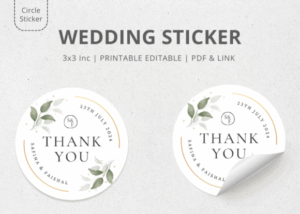 template sticker