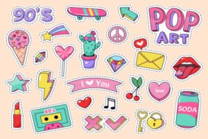 stickers 80s