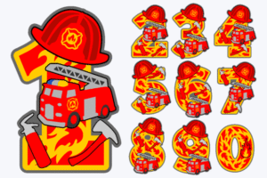 stickers numbers