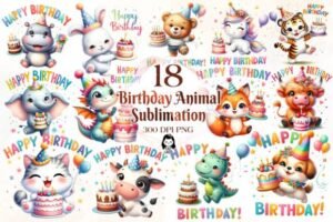 stickers happy birthday