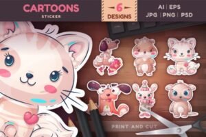 stickers cartoon