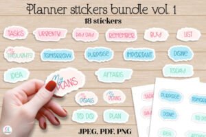 stickers template