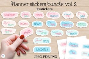 stickers template