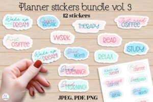 stickers template