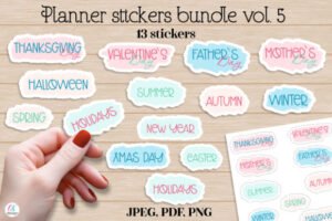 stickers template