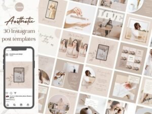 template social media
