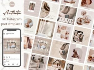 template social media