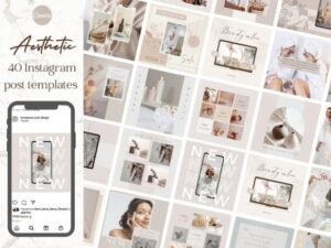 template social media