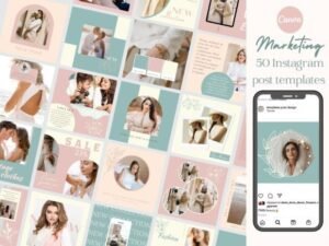 template social media