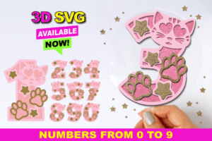 stickers numbers