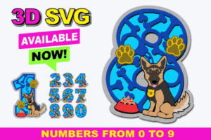 stickers numbers