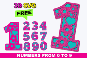 stickers numbers