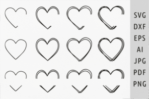 stickers heart