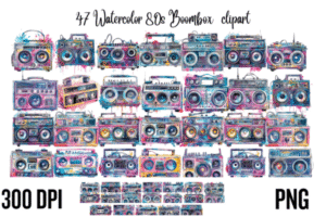 stickers 80s