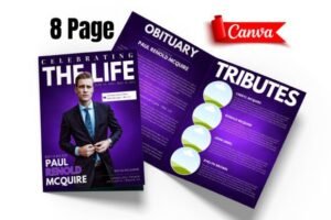 funeral home program template