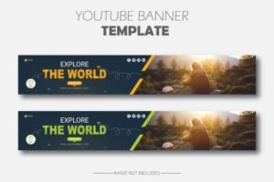 template youtube banner