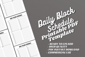 block schedule template