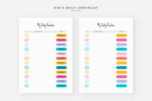 Daily Schedule for Kids