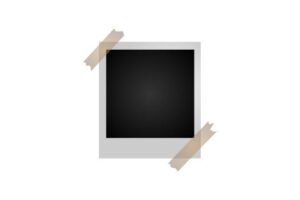 polaroid frame template