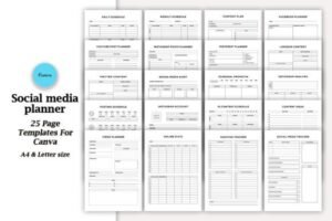 template schedule weekly