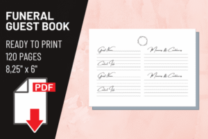 funeral home program template