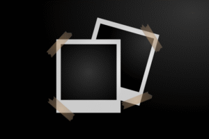 polaroid frame template